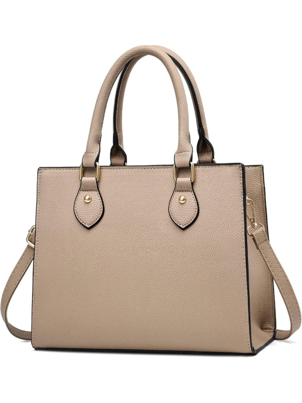 Stylish PU Leather Crossbody Tote Handbag for Women - Versatile Satchel Shoulder